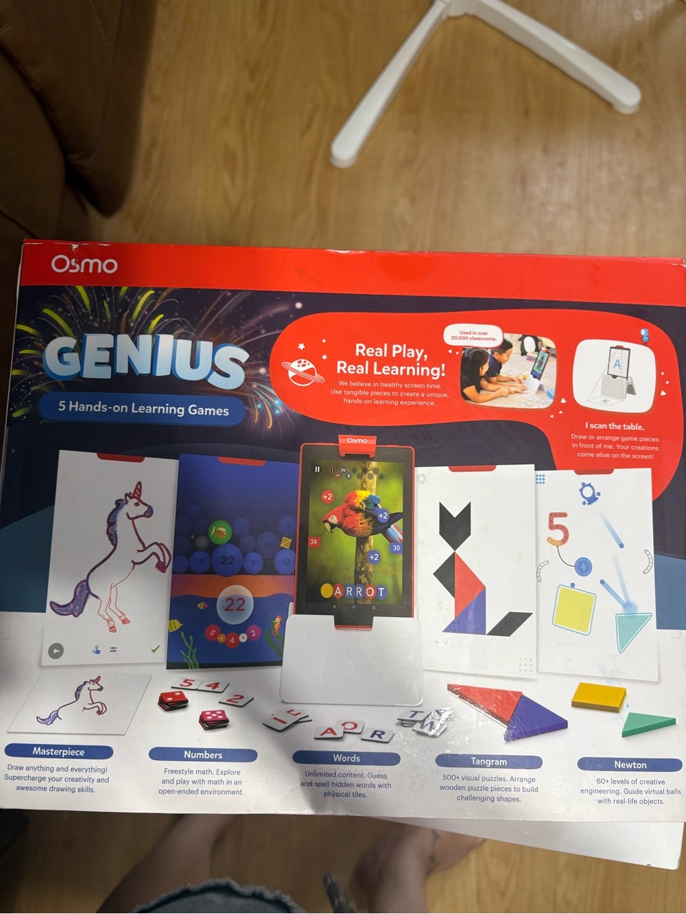 Genius Learning Kit for Tablets - Red and White